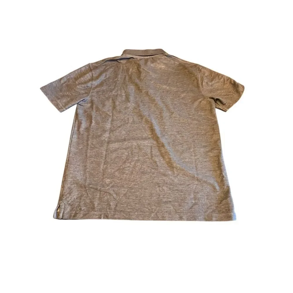 Carhartt Men’s Medium loose fit gray midweight short sleeve polo pocket shirt